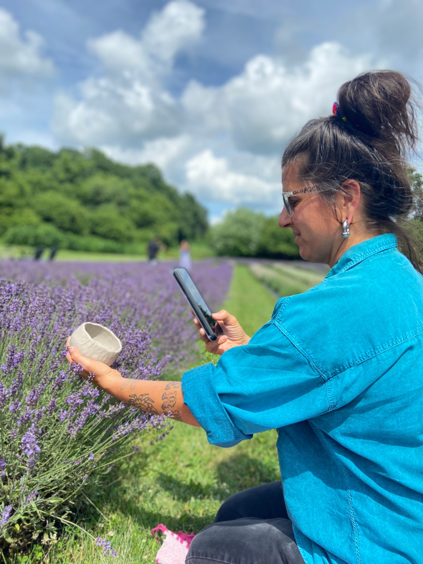 Golden Hour: A Pottery & Lavender Experience