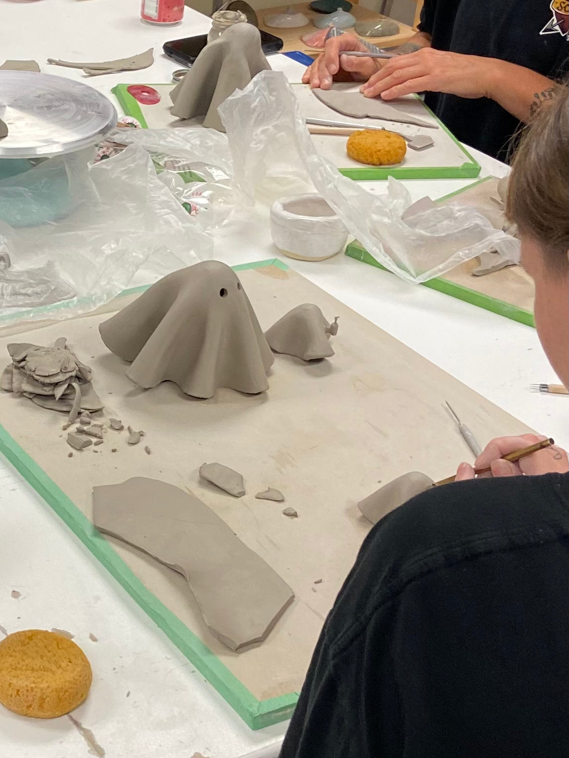 Clay Ghost Workshop October 3rd 6-8pm
