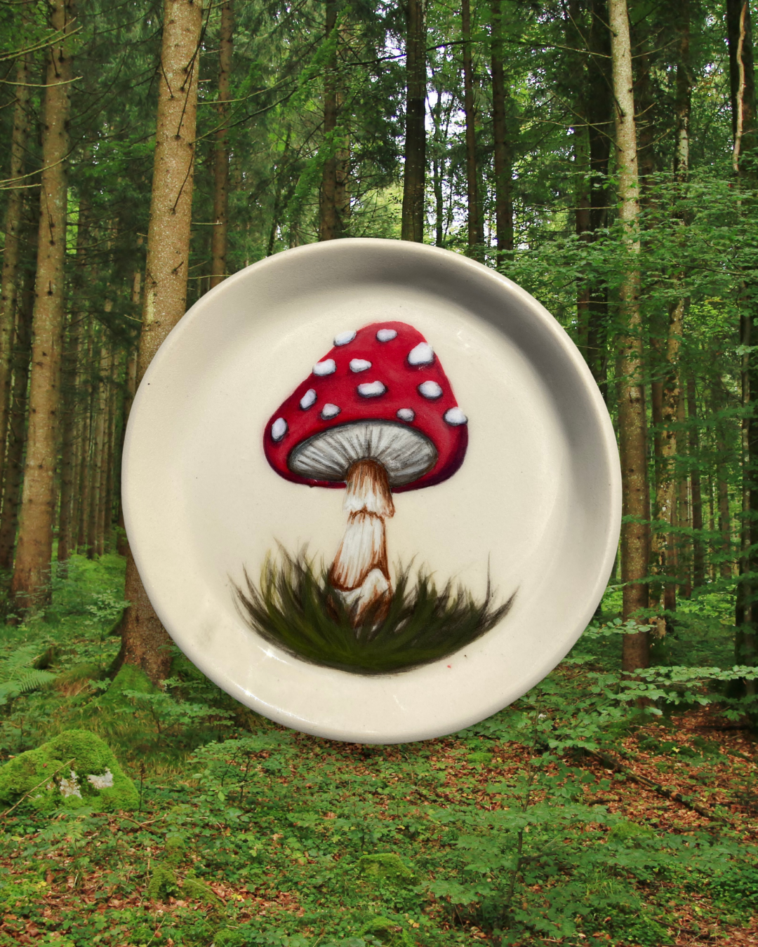 October 25th, 2pm to 4pm Mushroom Magic: Pottery Painting Workshop