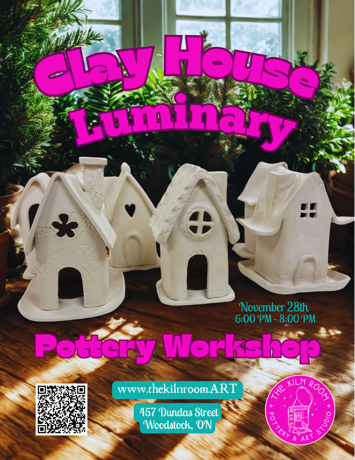 ✨ 🏠 Clay House Luminary Workshop| NOV. 26th, 6:00pm to 8:00pm