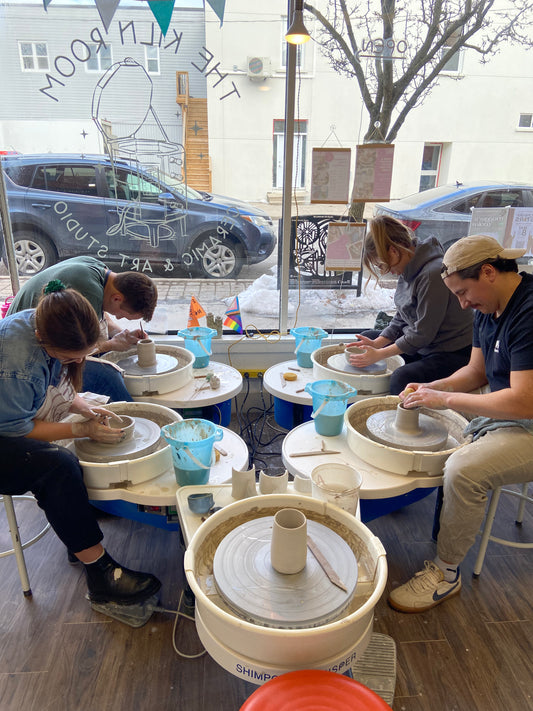 Intro to Wheel-Throwing Level 1 | Nov. 4th to Dec. 9th, 6-9pm