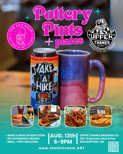 🍺 Pints & Pottery at Upper Thames Brewing - NOV 17th, 6pm-9pm