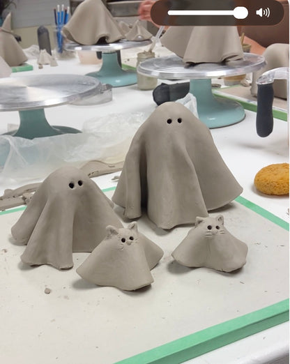 Clay Ghosts | October 10th, 1:00pm to 3:00pm