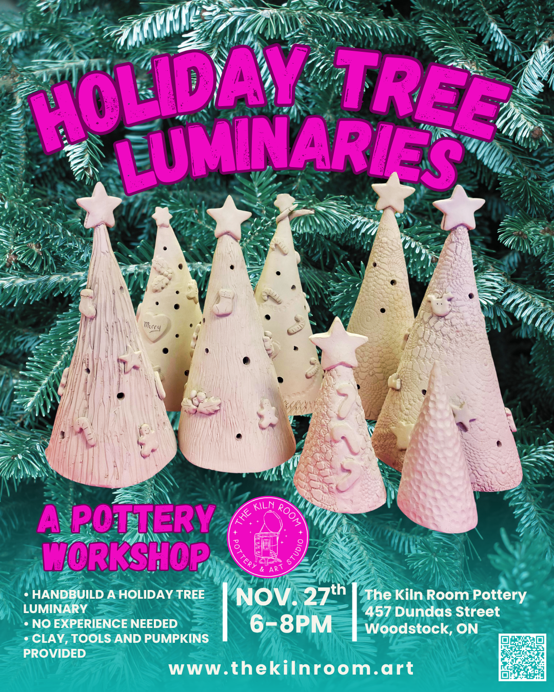 Holiday Tree Workshop| NOV. 27th, 6:00pm to 8:00pm